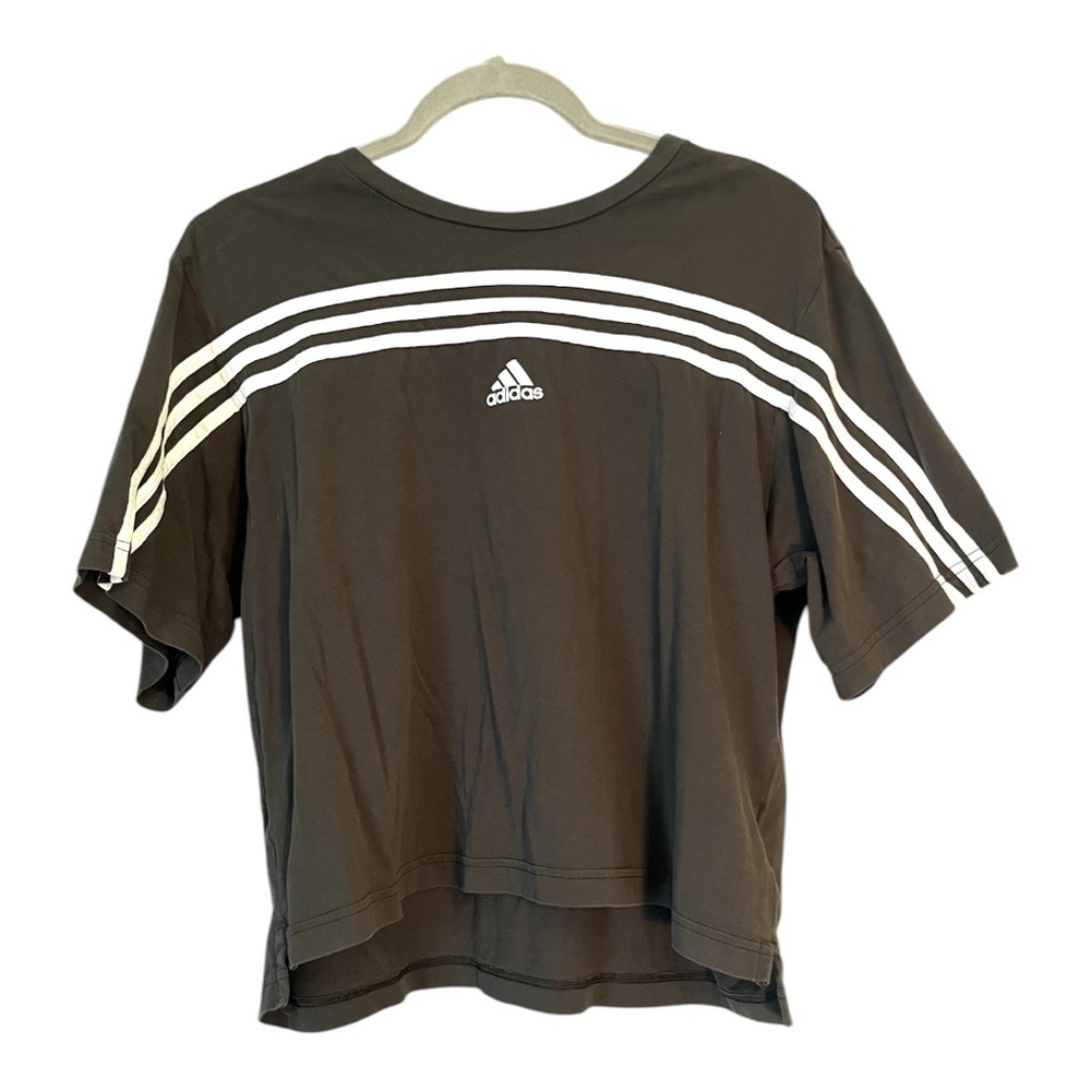 Adidas Olive Green Women’s Crop Top